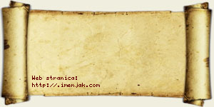 Hana Mladžić vizit kartica